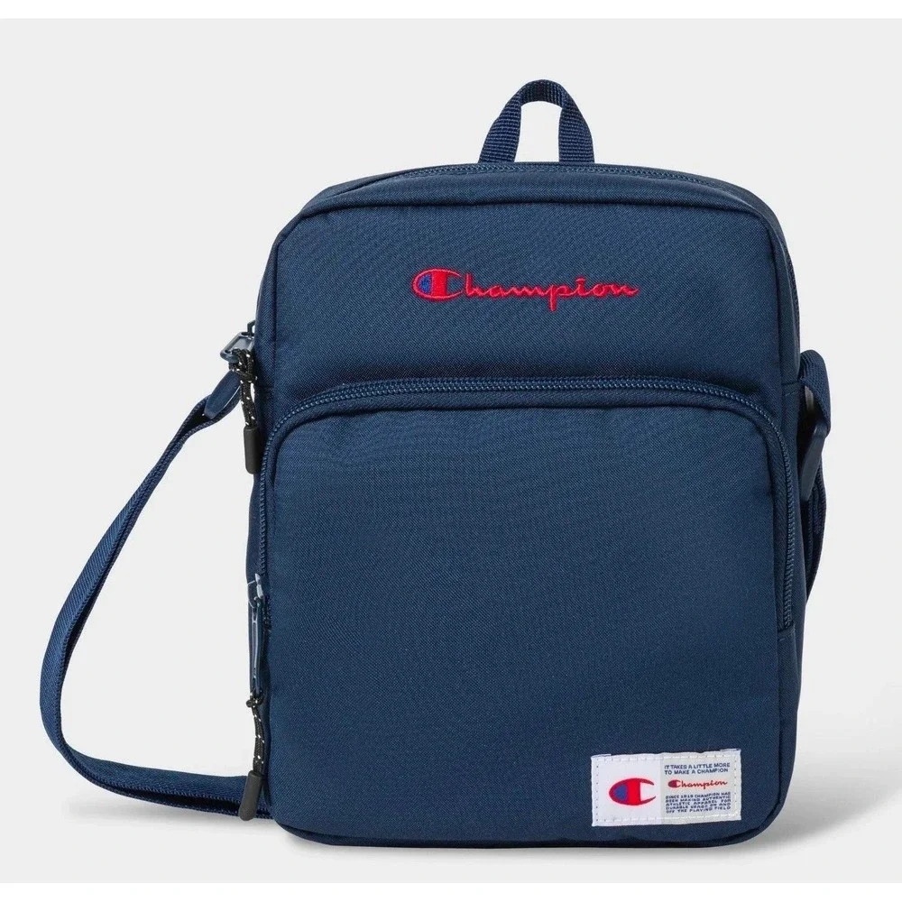Champion Advocate Crossbody Bag Navy Blue Messenger Shoulder Bag Unisex
